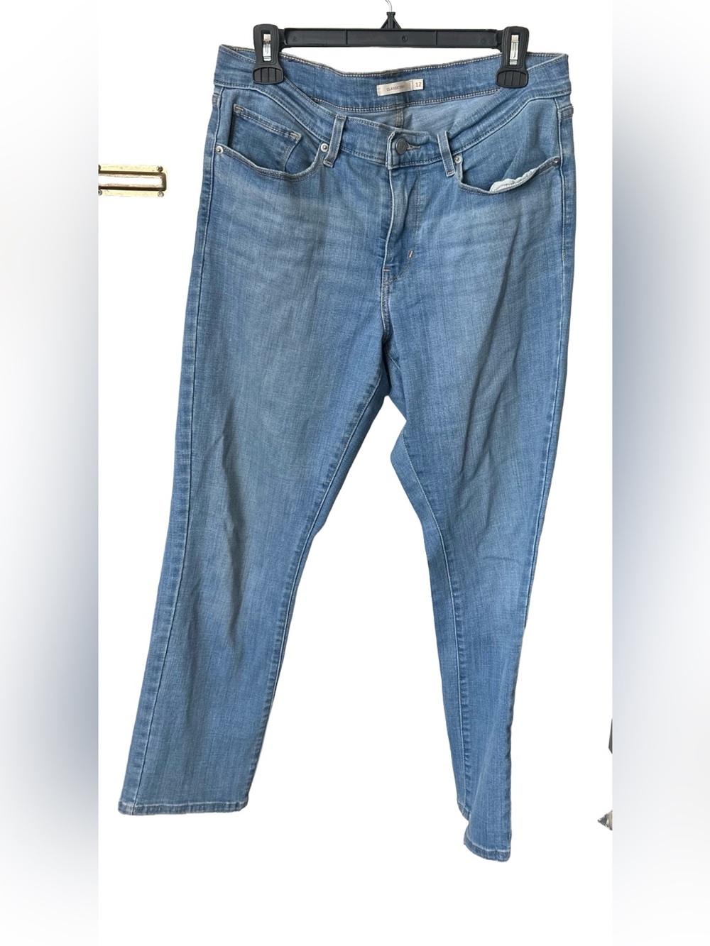 Levi Women's Light Wash Skinny Jeans,Size 12